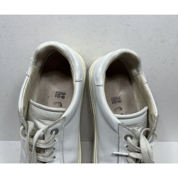Birkenstock Bend Low Womens Size 8 / 39 Shoes White Leather Lace Up Sneakers - Picture 11 of 11